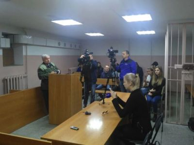 Мария Мотузная в зале суда. Фото: zona.media Мария Мотузная в зале суда. Фото: zona.media