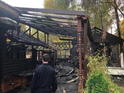 Сожженый храм в Москве, Фото: пресс-служба Восточного викариатства Сожженый храм в Москве, Фото: пресс-служба Восточного викариатства