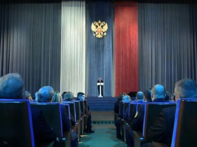 Путин на праздновании Дня работника органов госбезопасности. Фото: kremlin.ru Путин на праздновании Дня работника органов госбезопасности. Фото: kremlin.ru