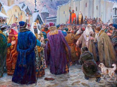 Новгородское вече. Картина С.Рубцова: rushist.com Новгородское вече. Картина С.Рубцова: rushist.com