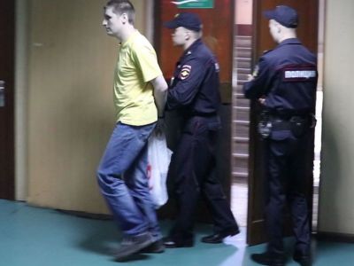 Блогер Владислав Синица в суде. Фото: www.novayagazeta.ru