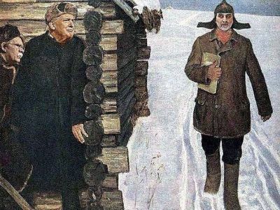 Трамп подстерегает Сулеймани. Коллаж по картине Ю.Кугача "Селькор": www.facebook.com/alexander.bumb777 Трамп подстерегает Сулеймани. Коллаж по картине Ю.Кугача "Селькор": www.facebook.com/alexander.bumb777