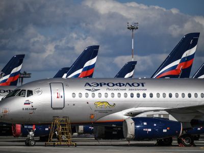 Sukhoi Superjet 100 авиакомпании "Аэрофлот". Фото: Максим Блинов / РИА Новости Sukhoi Superjet 100 авиакомпании "Аэрофлот". Фото: Максим Блинов / РИА Новости