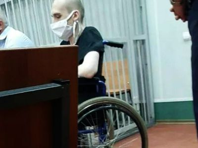 Сергей Рыжов на суде. Фото: ОВД-инфо Сергей Рыжов на суде. Фото: ОВД-инфо