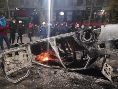 Акция протеста в Бишкеке. Фото: twitter.com Акция протеста в Бишкеке. Фото: twitter.com