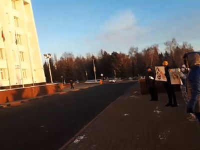 Пикет в Уфе. Фото: Екатерина Пиф, Каспаров.Ru Пикет в Уфе. Фото: Екатерина Пиф, Каспаров.Ru