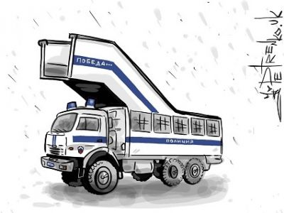 Встреча Навального в аэропорту. Карикатура А.Петренко: petrenko.uk Встреча Навального в аэропорту. Карикатура А.Петренко: petrenko.uk