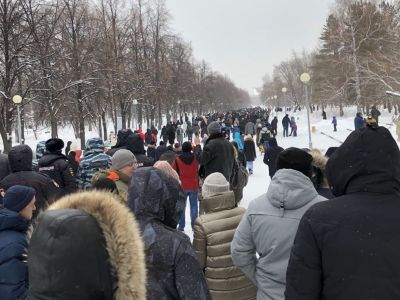 Митинг в Тольятти за освобождение Алексея Навального 23 января. Фото: TLT.ru Митинг в Тольятти за освобождение Алексея Навального 23 января. Фото: TLT.ru