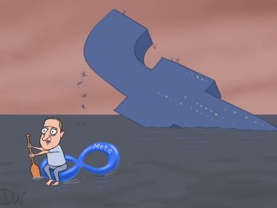 Цукерберг, Facebook и Meta. Карикатура С.Елкина: dw.com Цукерберг, Facebook и Meta. Карикатура С.Елкина: dw.com