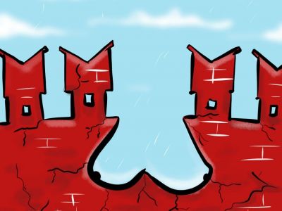 Рухнувшая "скрепа". Карикатура А.Петренко: t.me/PetrenkoAndryi Рухнувшая "скрепа". Карикатура А.Петренко: t.me/PetrenkoAndryi