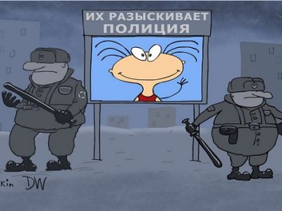 Заблокированная Масяня. Карикатура С.Елкина: dw.com Заблокированная Масяня. Карикатура С.Елкина: dw.com