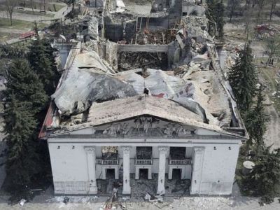 Разрушенный драмтеатр в Мариуполе. Фото: skeptik.com.ua Разрушенный драмтеатр в Мариуполе. Фото: skeptik.com.ua