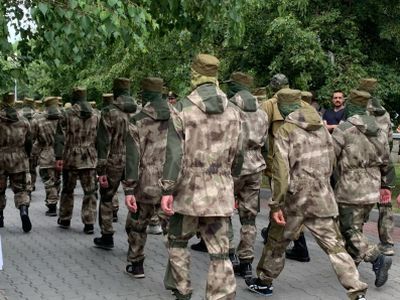 Добровольцы на войну с Украиной. Фото: https://ural.tsargrad.tv/ Добровольцы на войну с Украиной. Фото: https://ural.tsargrad.tv/