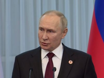 Владимир Путин на пресс-конференции в Бишкеке, 9.12.22. Фото: t.me/truth_aggregator Владимир Путин на пресс-конференции в Бишкеке, 9.12.22. Фото: t.me/truth_aggregator