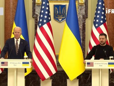 Пресс-конференция Байдена и Зеленского. Фото: YouTube Пресс-конференция Байдена и Зеленского. Фото: YouTube