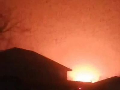 Взрыв дрона. Фото: crimea-news.com Взрыв дрона. Фото: crimea-news.com