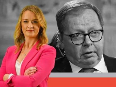 Журналист ВВС Лора Кунсберг, посол РФ в Великобритании Андрей Келин. Фото: t.me/carinacockrell Журналист ВВС Лора Кунсберг, посол РФ в Великобритании Андрей Келин. Фото: t.me/carinacockrell