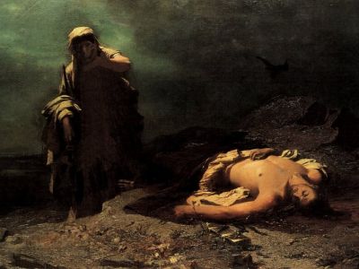 Никифорос Литрас, "Антигона хоронит Полиника": ru.wikipedia.org