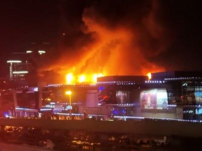 Взрыв в "Крокус сити холле" (Красногорск), 22.03.24. Фото: t.me/Groza_channel Взрыв в "Крокус сити холле" (Красногорск), 22.03.24. Фото: t.me/Groza_channel