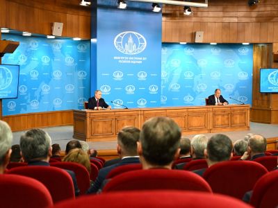 Владимир Путин и Сергей Лавров во время встречи в МИД РФ, 14.06.24. Фото: kremlin.ru Владимир Путин и Сергей Лавров во время встречи в МИД РФ, 14.06.24. Фото: kremlin.ru