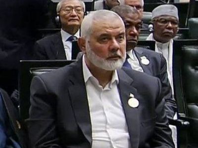 Председатель политбюро ХАМАС Исмаил Хания в Тегеране, 30.07.24. Фото: PARS Председатель политбюро ХАМАС Исмаил Хания в Тегеране, 30.07.24. Фото: PARS