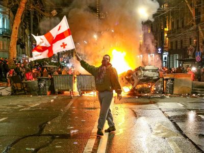 Грузи, протест Фото: urab Tsertsvadze / AP Грузи, протест Фото: urab Tsertsvadze / AP