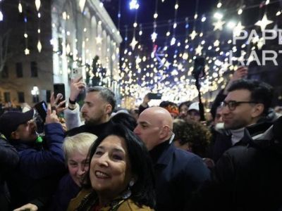 Протестный Новый год в Тбилиси. Фото: ulysmedia.kz Протестный Новый год в Тбилиси. Фото: ulysmedia.kz