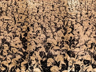 Толпа. Иллюстрация: t.me/akalitin Толпа. Иллюстрация: t.me/akalitin