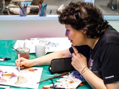 Художница Ирина Быстрова. Фото: tgstat.ru