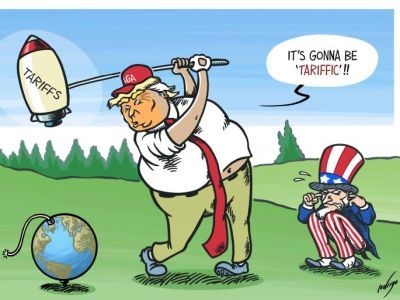 "Это будет дорого." Источник: https://www.cartoonmovement.com/cartoon/tariffic "Это будет дорого." Источник: https://www.cartoonmovement.com/cartoon/tariffic