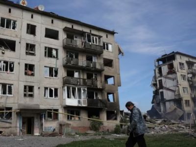 Оккупированный поселок Очеретино вблизи Авдеевки, 15.04.24. Фото: AFP Оккупированный поселок Очеретино вблизи Авдеевки, 15.04.24. Фото: AFP