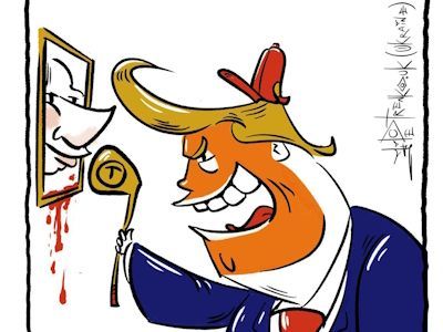 Трамп снова решил попугать Путина... Карикатура А.Петренко: t.me/PetrenkoAndryi Трамп снова решил попугать Путина... Карикатура А.Петренко: t.me/PetrenkoAndryi