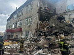 Обрушение здания. Фото: Е1.Ru